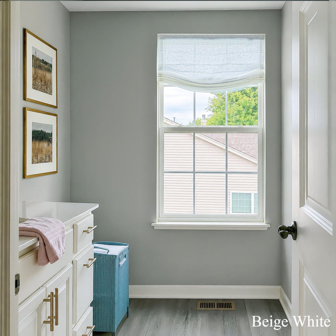 Meadow 100% European Linen Sheer Roman Shades & Blinds | Relaxed