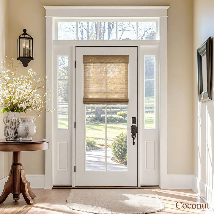 Ramie Woven Bamboo Blinds & Shades | French Door