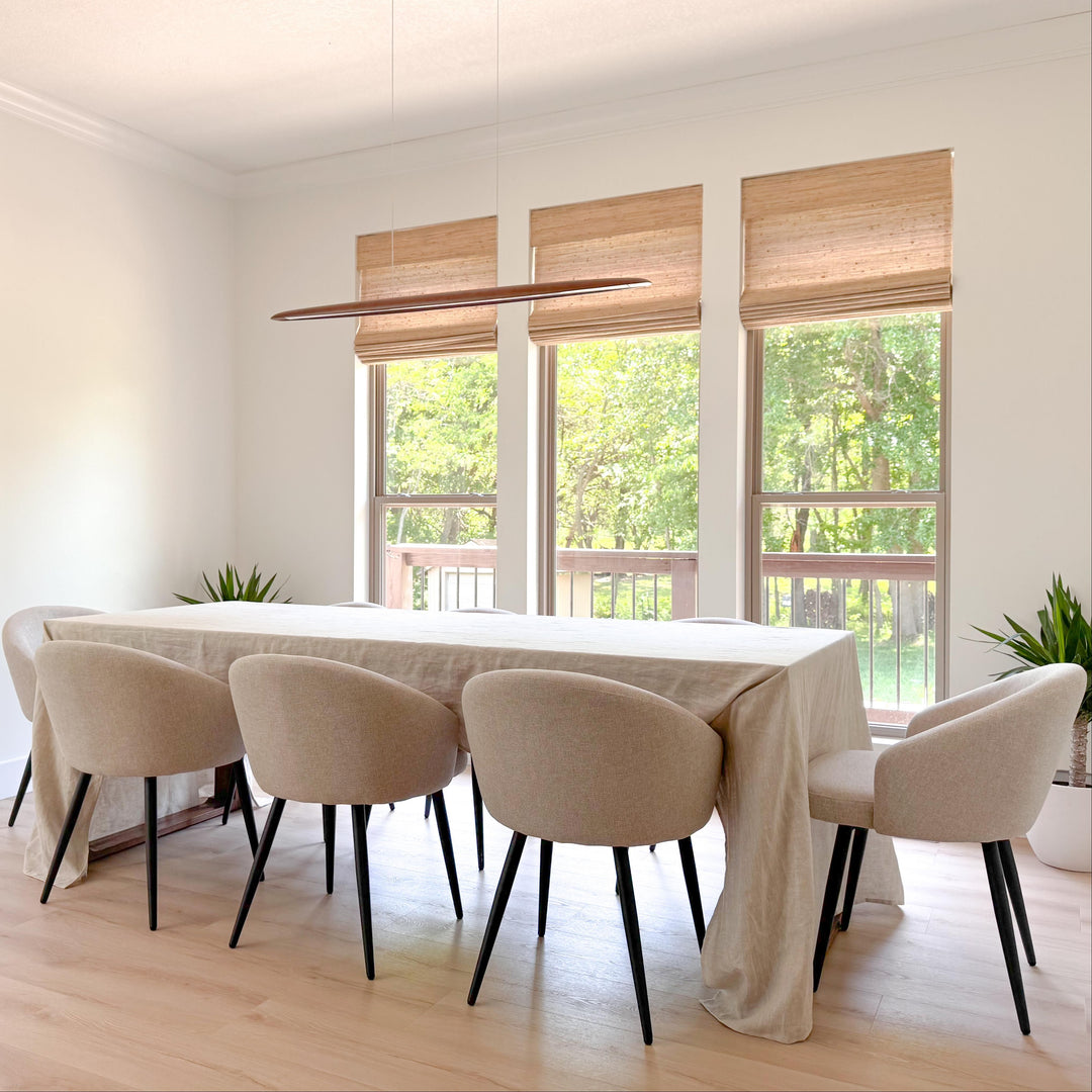 Ramie Woven Bamboo Blinds & Shades | Beige