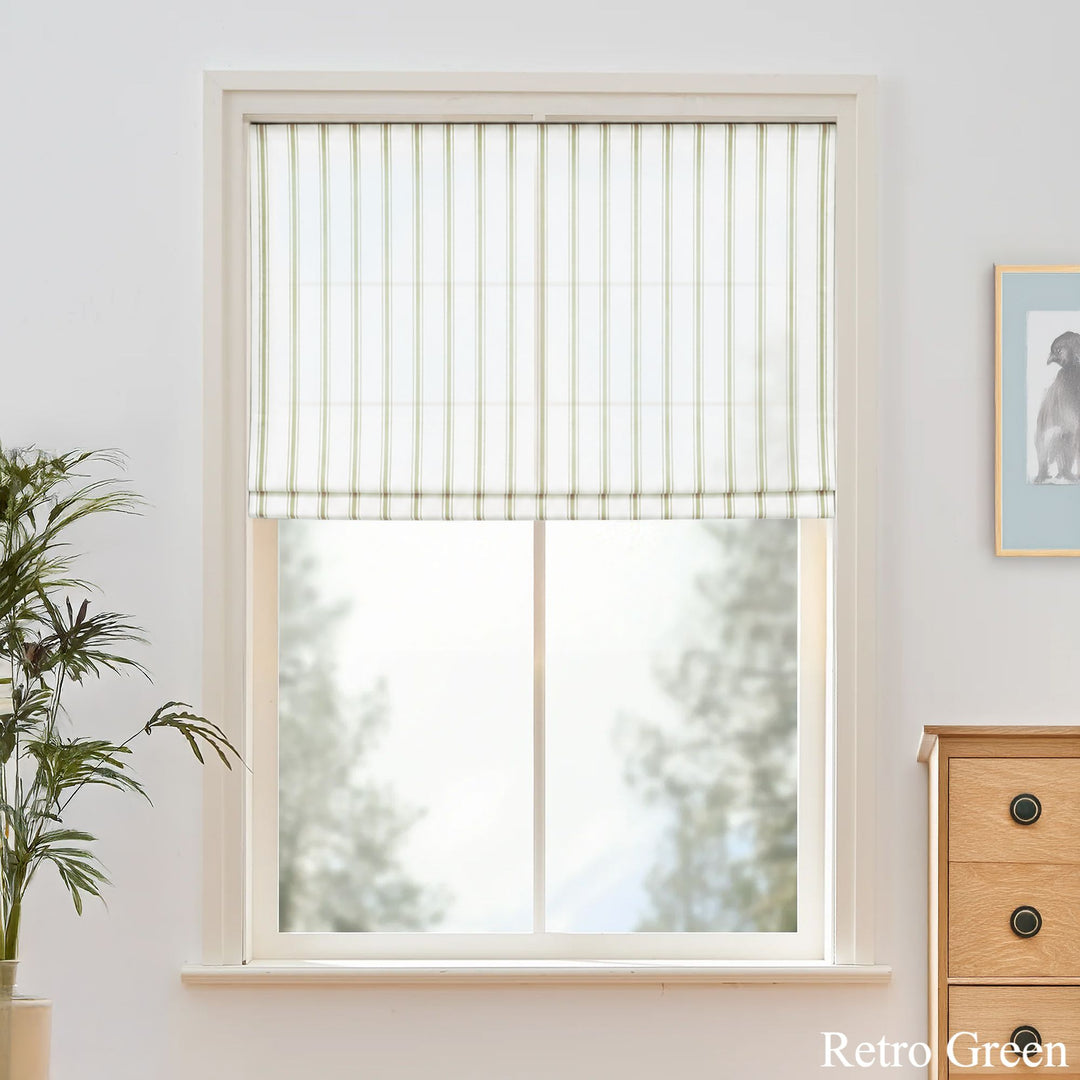 Loxley Yarn-Dyed  Roman Shades & Blinds