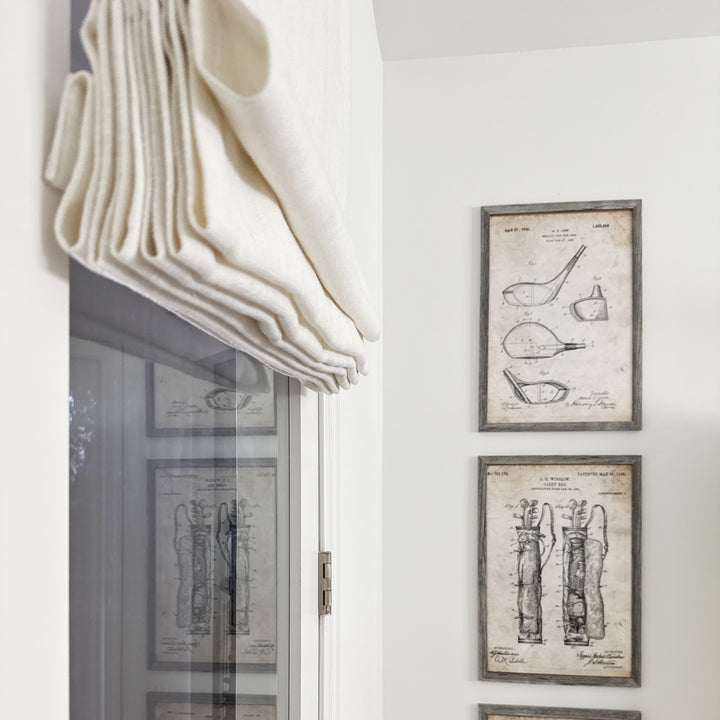 Lily Linen Flame Retardant Roman Shades & Blinds | Flat Fold