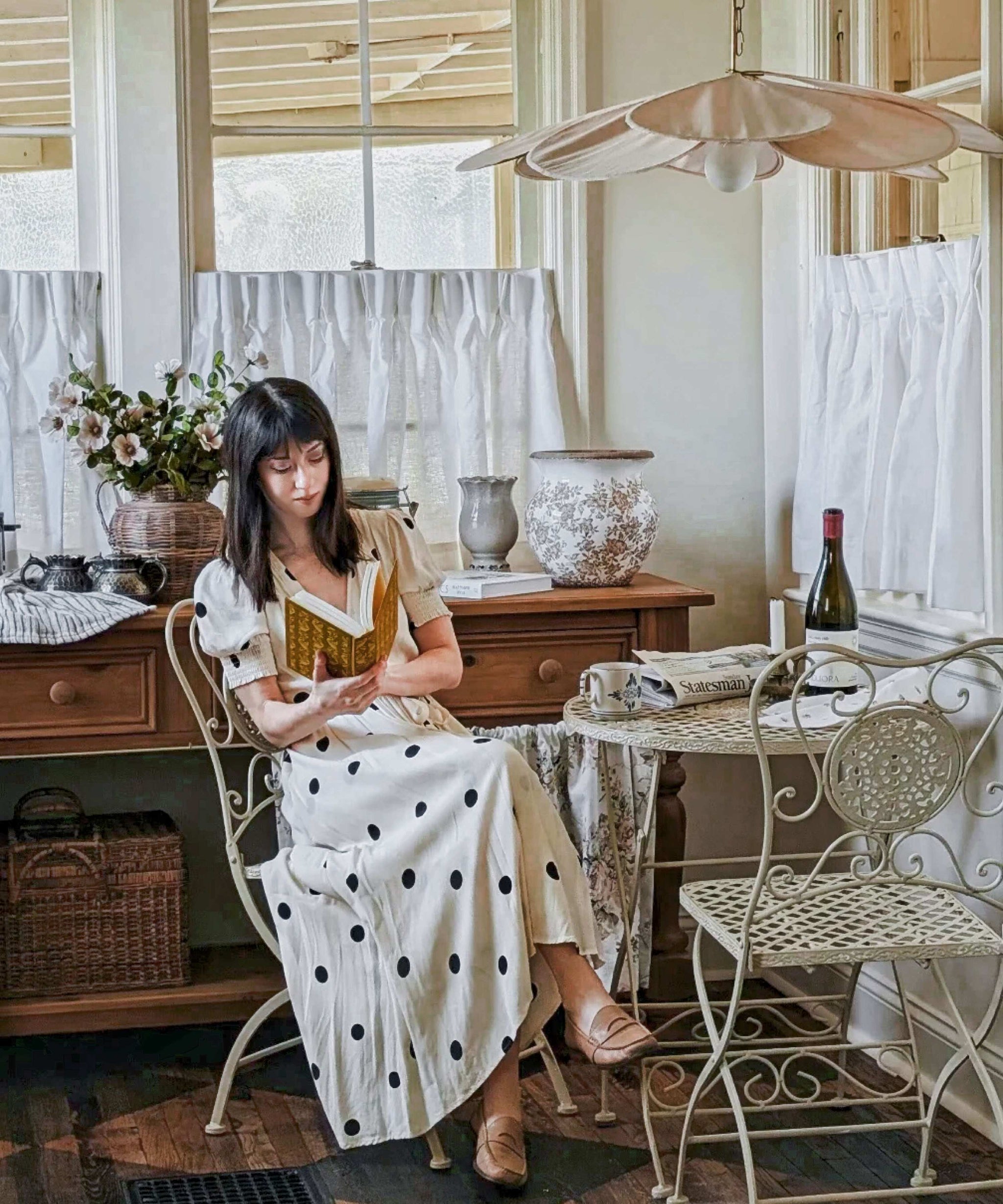 Belgian Flax Cafe Curtain