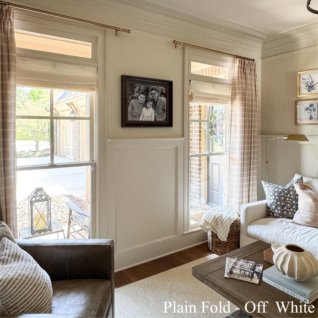 Jenna Linen Roman Shades & Blinds