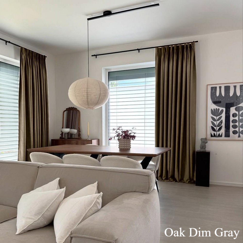 Lily Linen Blackout Curtains & Drapes