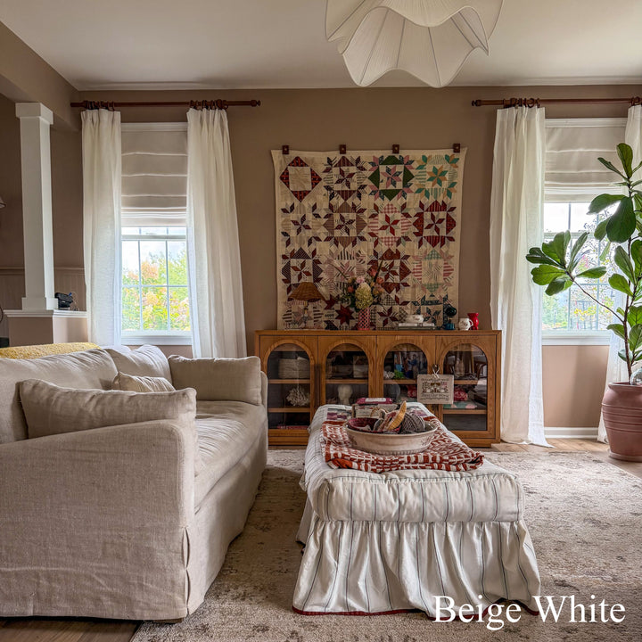 Meadow 100% European Linen Sheer Curtains & Drapes