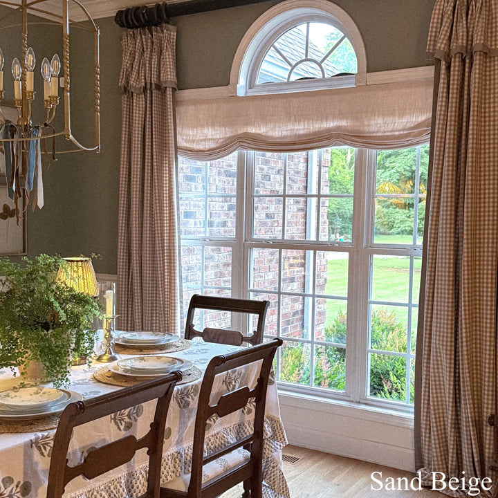 Lily Linen Curtains & Drapes Pleated