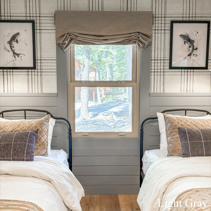 Jenna Linen Roman Shades & Blinds with Blackout Liner