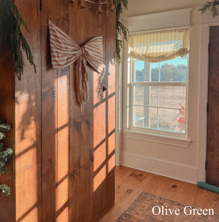 Loxley Yarn-Dyed Roman Shades & Blinds | Relaxed