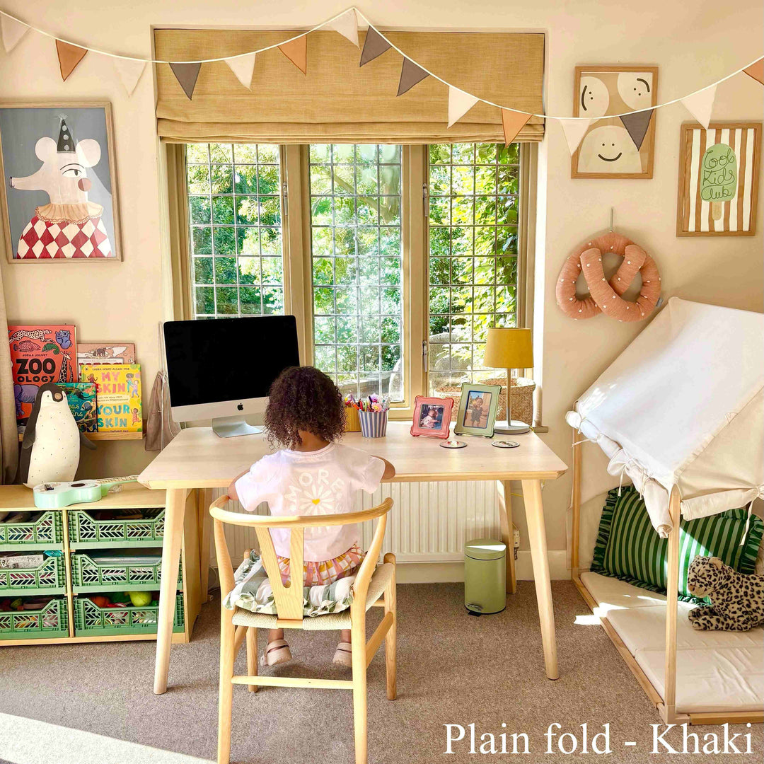 Lily Linen Roman Shades & Blinds