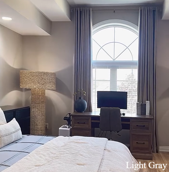 Jenna Linen Curtains & Drapes Grommet