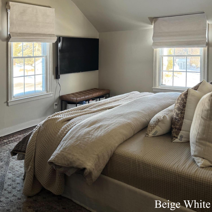 Lily Linen Roman Shades & Blinds