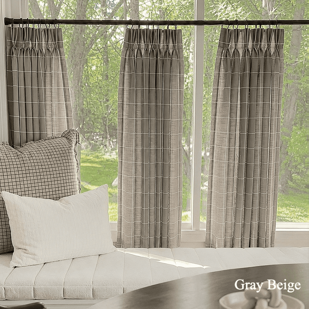 Vivienne Linen Cafe Curtains