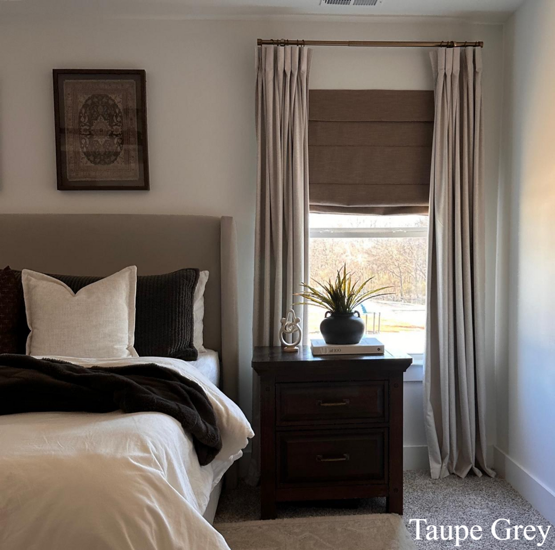 Lily Linen Roman Blackout Shades