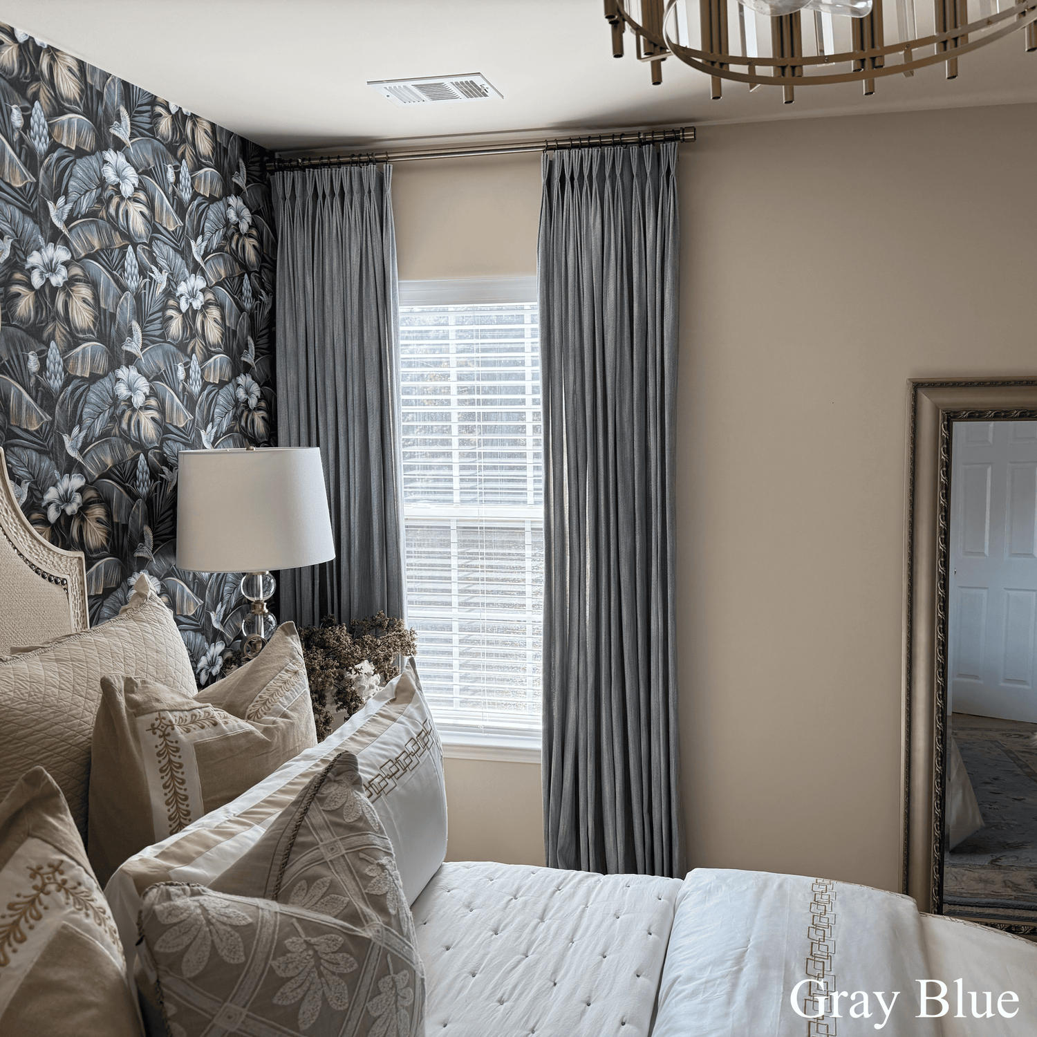 Cove Cotton Blend Curtains & Drapes Pleated