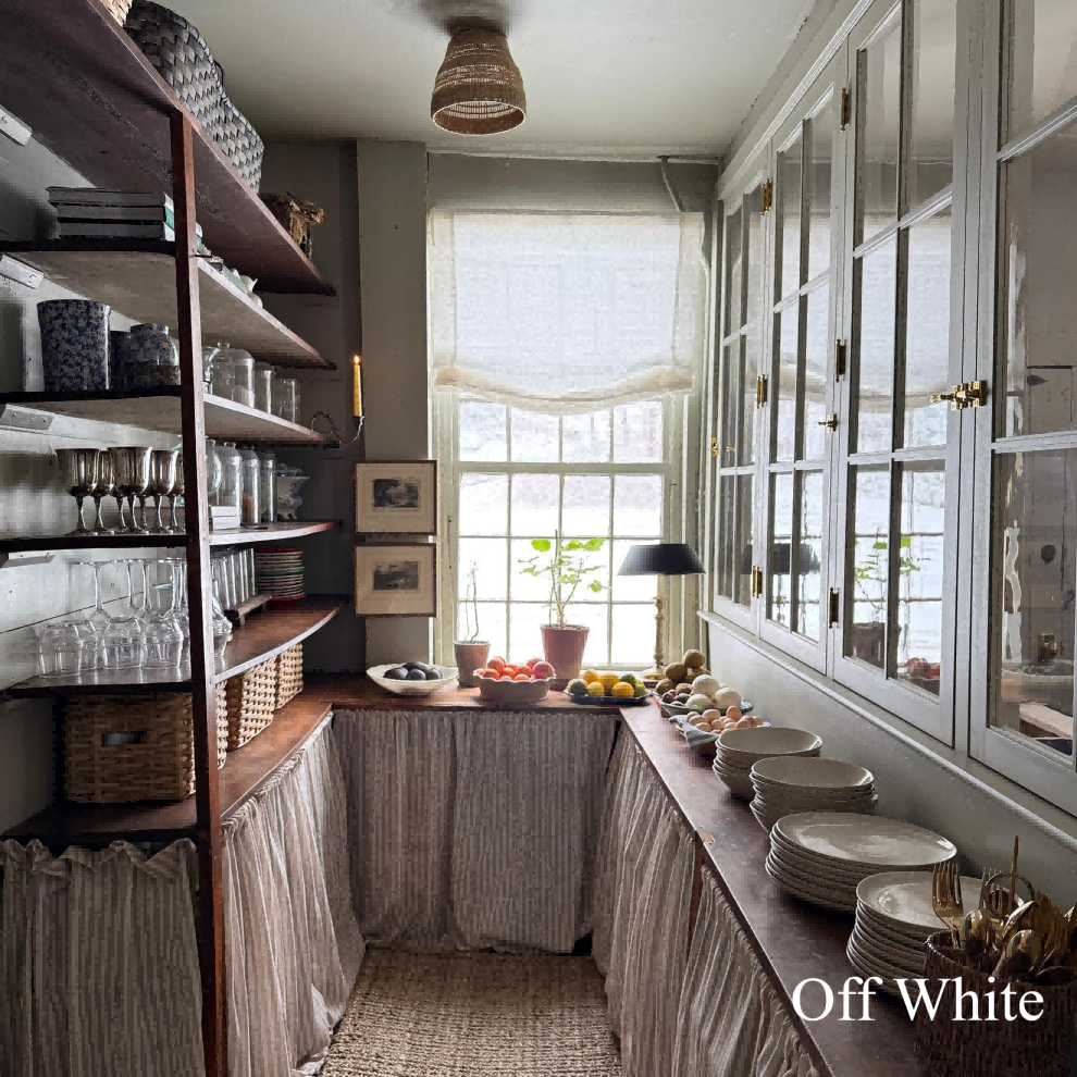 Belgian Flax Linen Roman Shades & Blinds | Relaxed