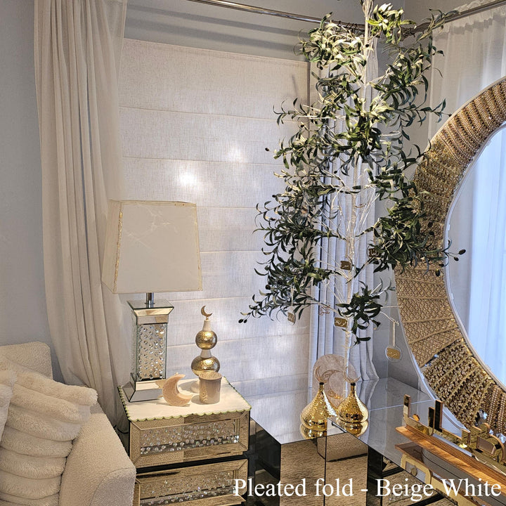 Lily Linen Roman Shades & Blinds