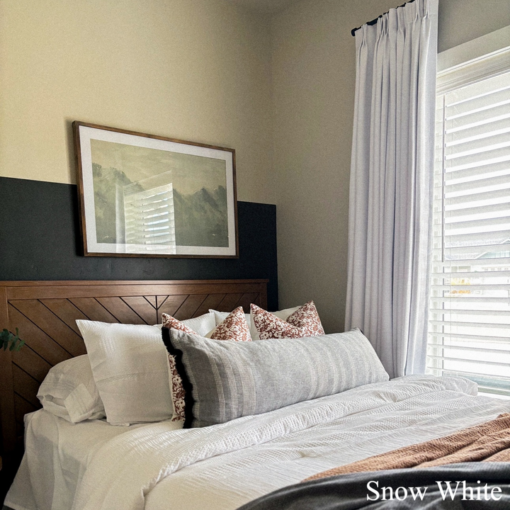 Lily Linen Curtains & Drapes Pleated