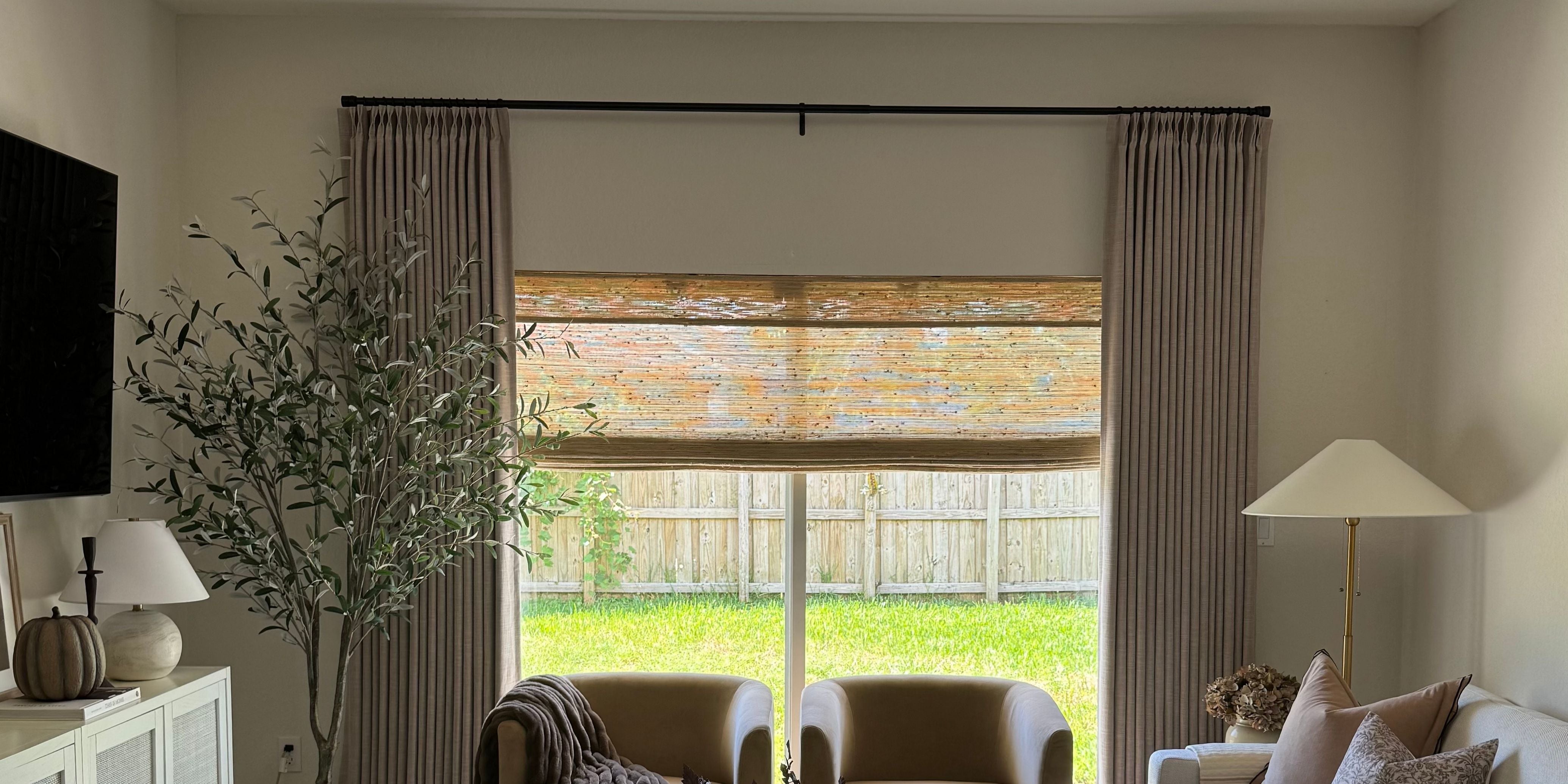 Extra Wide Bamboo Shade