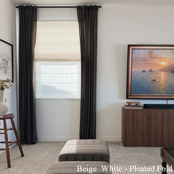 Custom Cordless Roman Shades & Blinds | Day Night