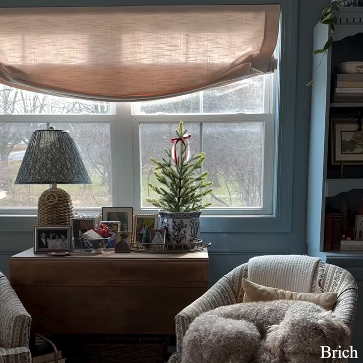 Jenna Linen Roman Shades & Blinds | Relaxed