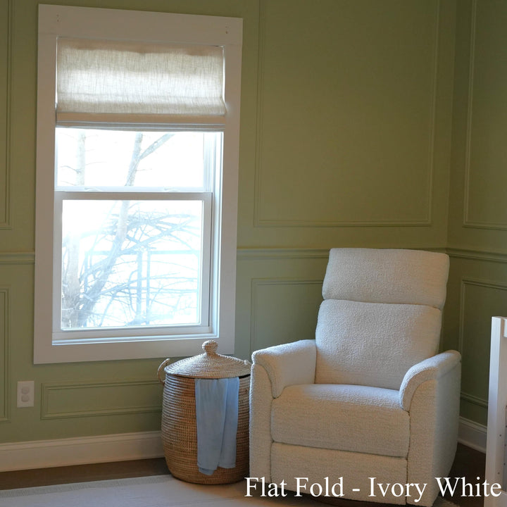 Lily Linen Roman Shades & Blinds