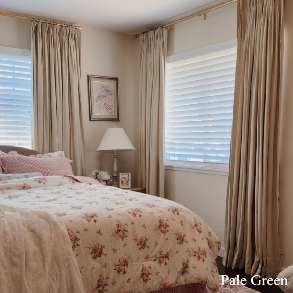Cove Cotton Blend Curtains & Drapes Pleated