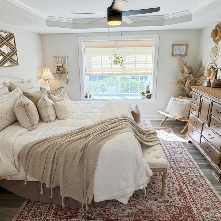Ivy Woven Bamboo Blinds & Shades | Snow