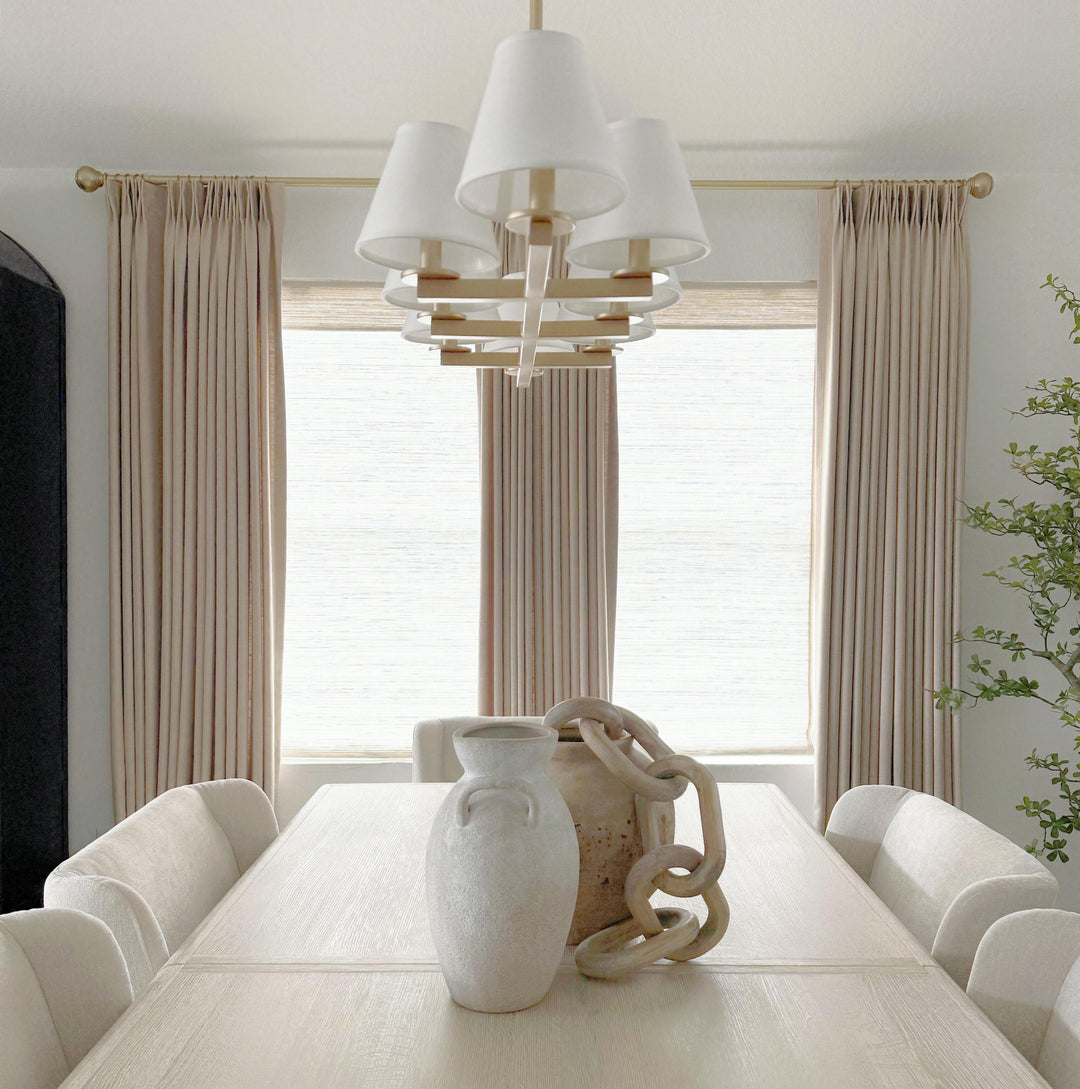Ramie Woven Bamboo Blinds & Shades | Ivory
