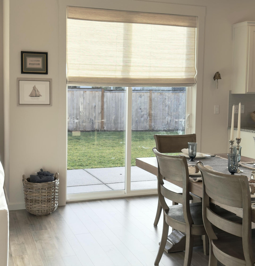 Ramie Woven Bamboo Blinds & Shades | Ivory