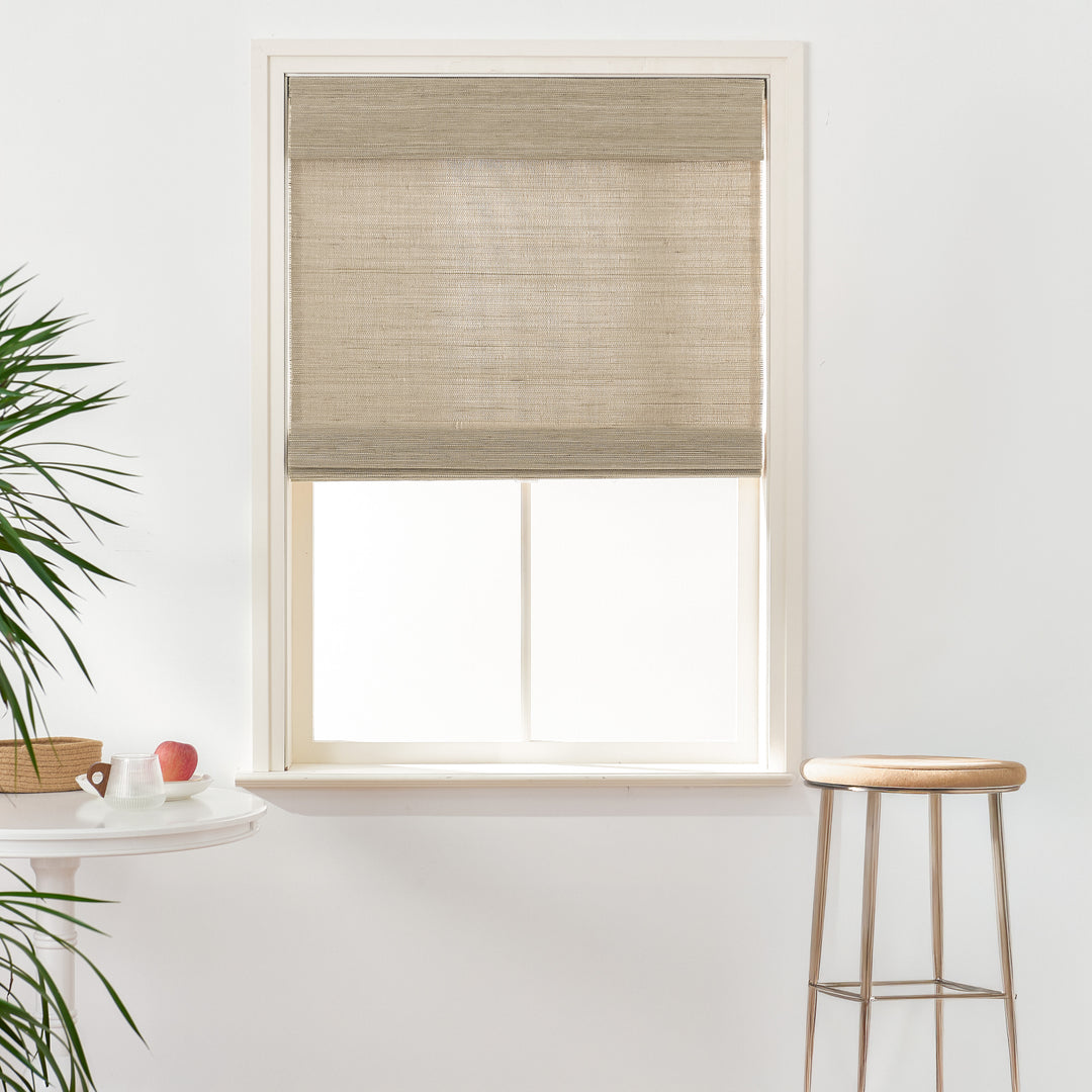 Ramie Woven Bamboo No-Drill Blinds & Shades | Coconut