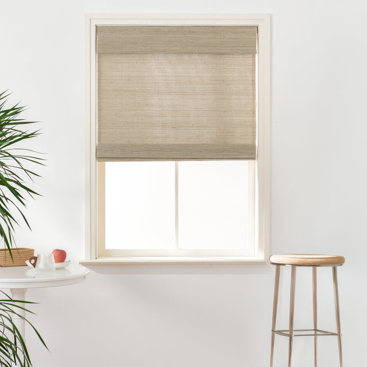 Ramie Woven Bamboo No-Drill Blinds & Shades | Coconut