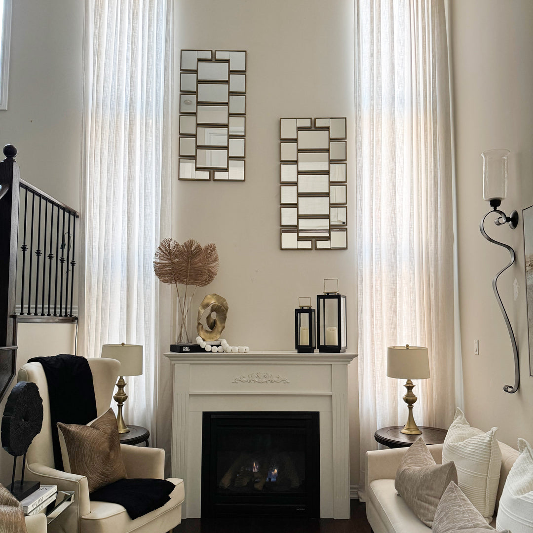 Lily Linen Curtains & Drapes Pleated
