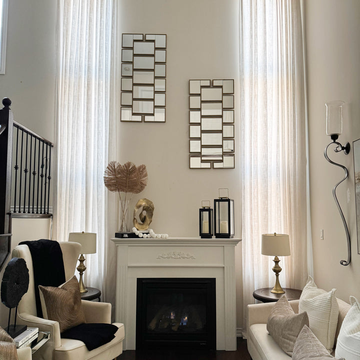Lily Linen Curtains & Drapes Pleated