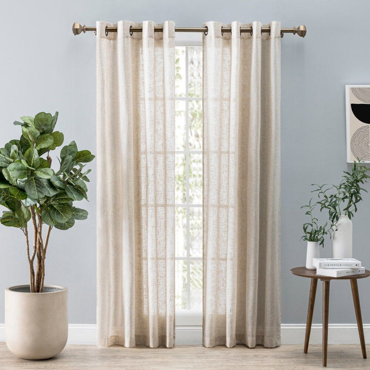 Lily Linen Curtains & Drapes Grommet