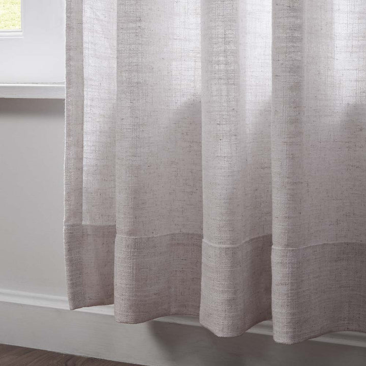 Polyester Linen Curtain Drapery Custom LIZ TWOPAGES 