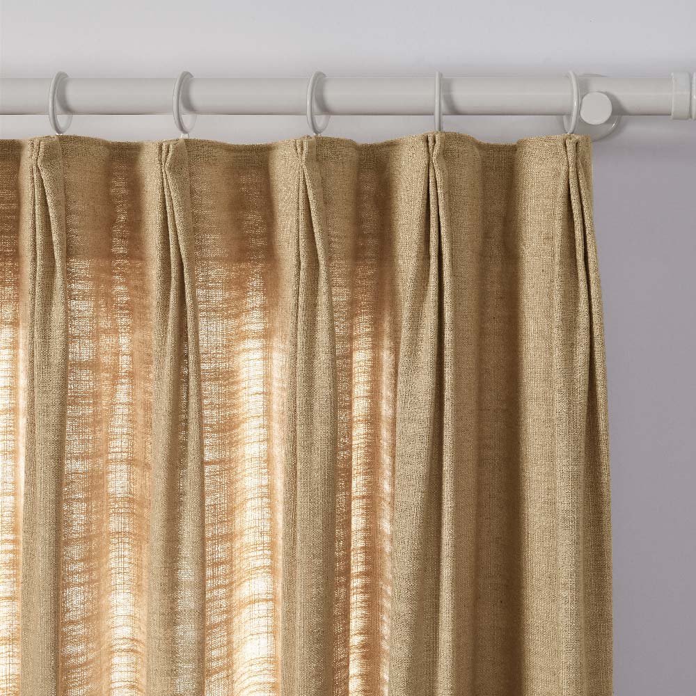 Polyester Linen Curtain Drapery Custom 