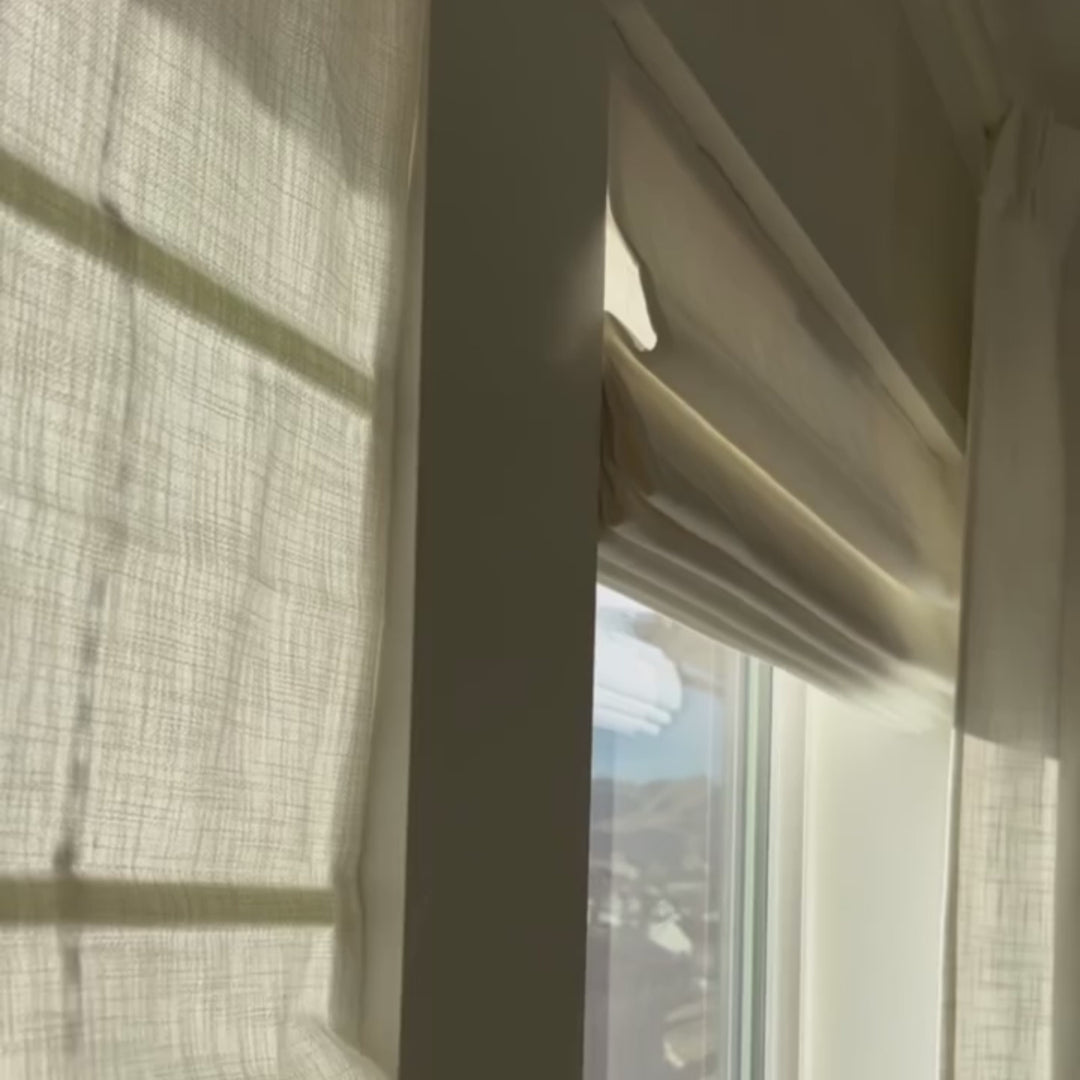 Bella Cotton Roman Shades & Blinds