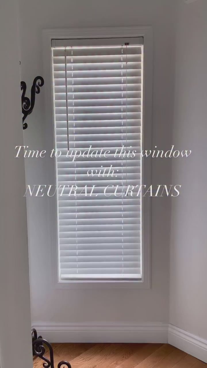 Lily Linen Roman Shades & Blinds for French Door