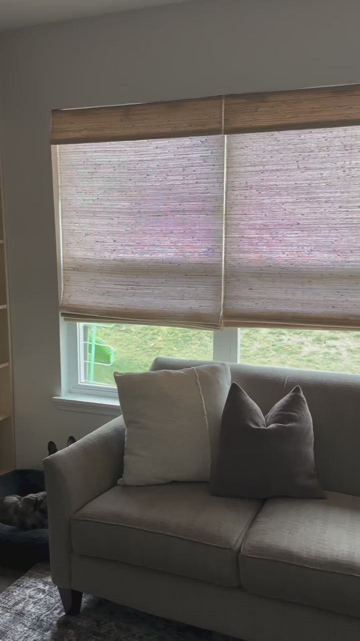 Ramie Woven Bamboo No-Drill Blinds & Shades | Beige