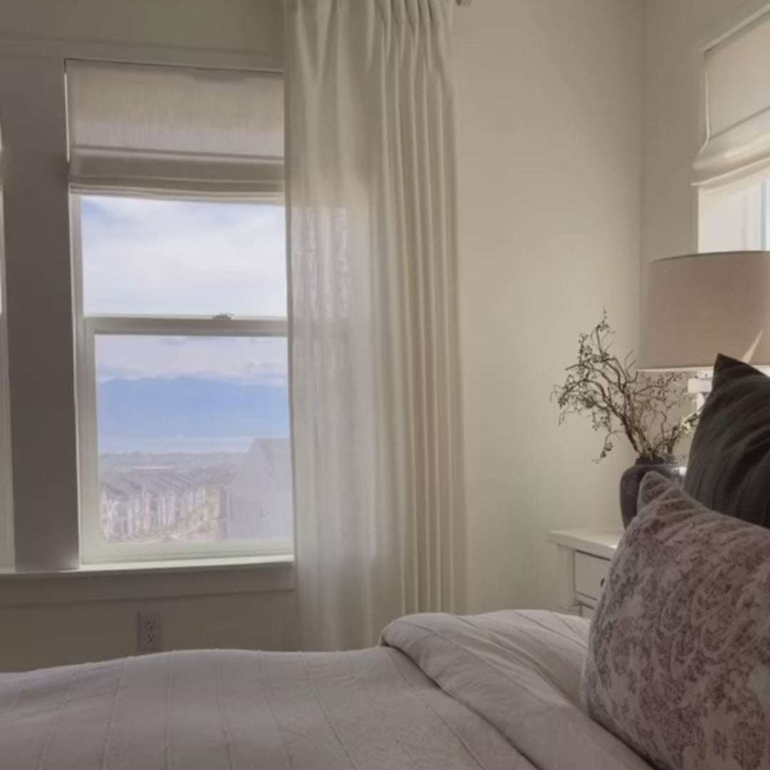 Bella Cotton Roman Shades & Blinds
