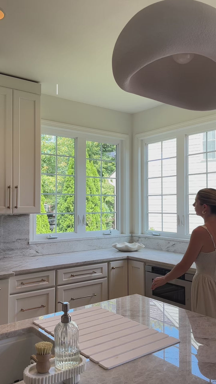 Lily Linen Roman Shades & Blinds | Flat Fold