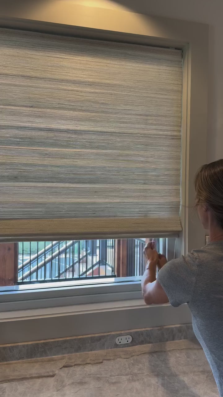 Ramie Woven Bamboo Blinds & Shades | Ivory