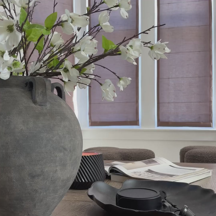 Lora Premium Silk Roman Shades & Blinds