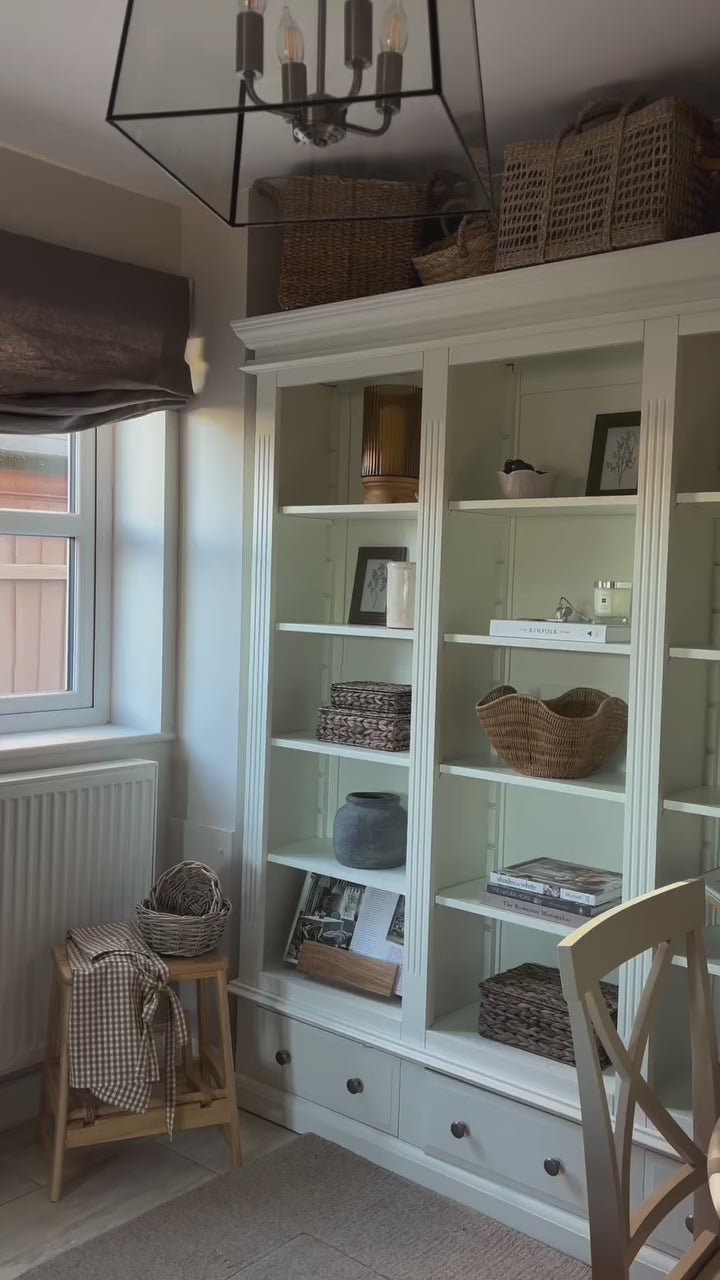 Belgian Flax Linen Roman Shades & Blinds | Relaxed