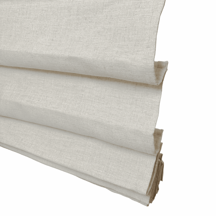Jenna Linen Roman Shades & Blinds