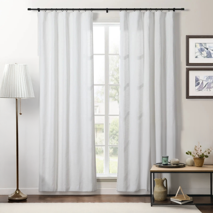 Cove Cotton Blend Curtains & Drapes Soft Top