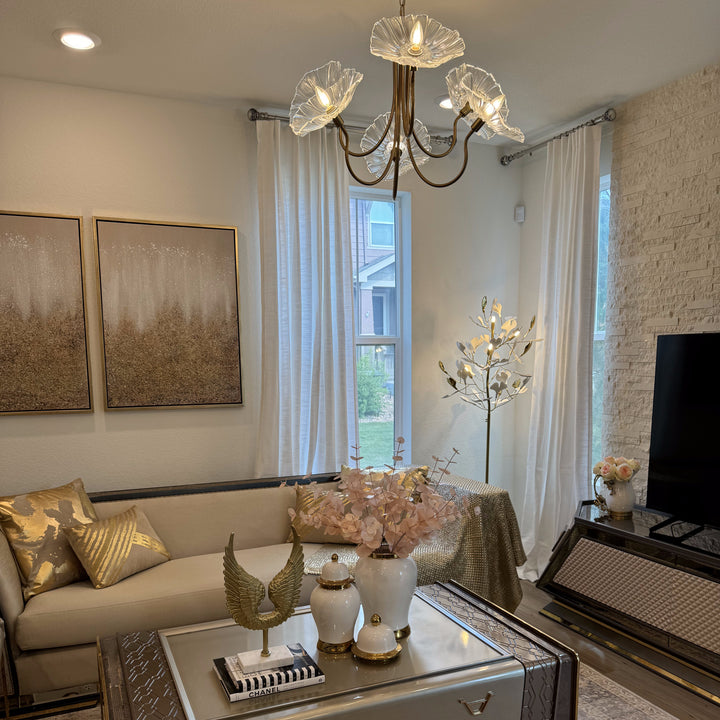 Jenna Linen Curtains & Drapes Grommet