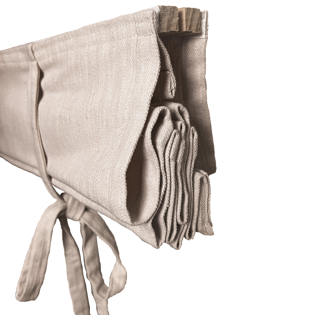 Cove Cotton Roman Shades & Blinds | Tie